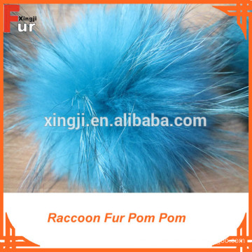 Wholesale Raccoon Fur Pom Pom